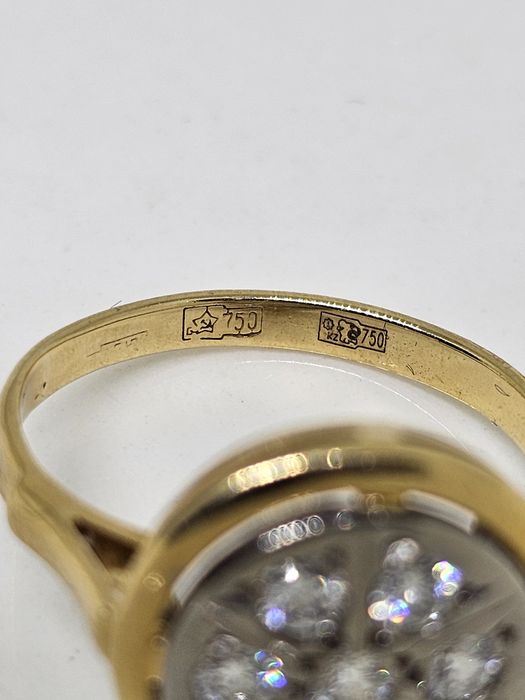 Тарелочка бриллиант 750СССР