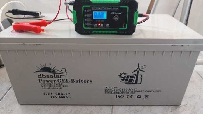 baterie cu gel dbsolar 200A.h, 12V