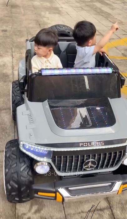 Детский Электромобиль Jeep Polaris 5388 для детей 2х местный до 100 кг