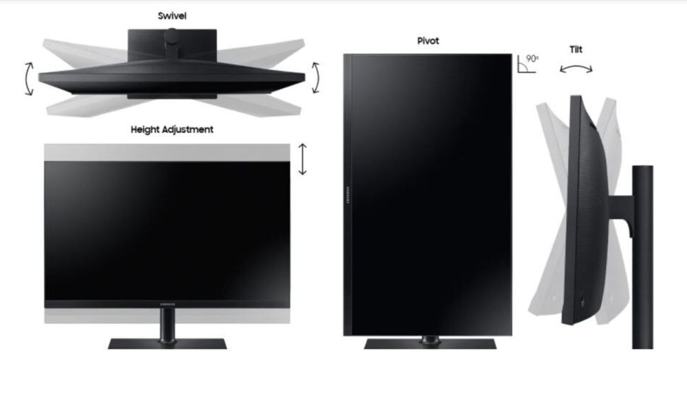 Monitor LED PLS Samsung SH85, 26.9", WQHD 2.5K