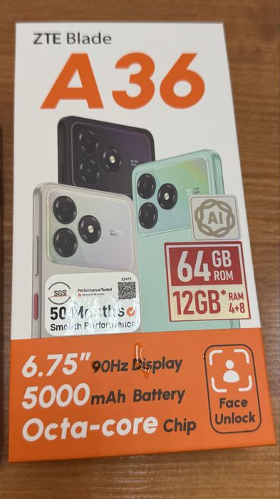 Продам сотовый телефон Zte blade A36