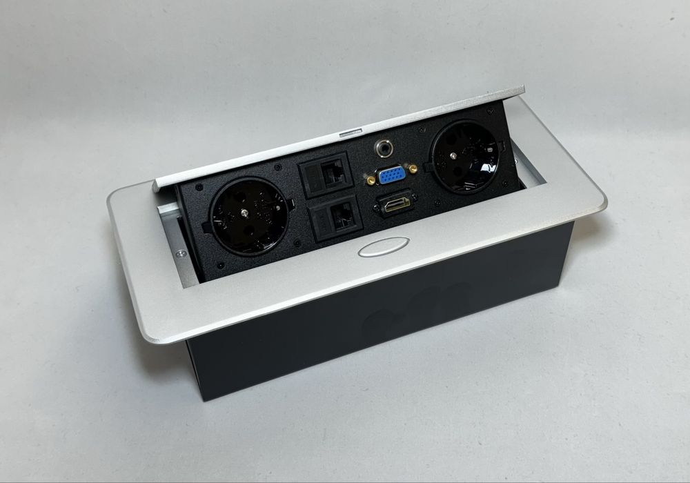 Напольная Настольная розетка Лючок Socket Короб в Ташкенте