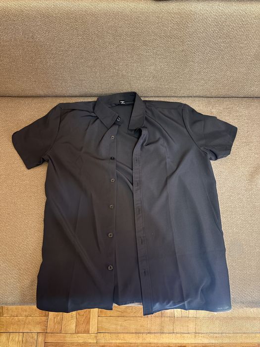 Camasa neagra maneca scurta