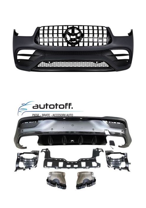 Pachet exterior Mercedes GLE Coupe C167 (2020+) Full Black 63AMG