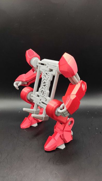 Suport Telefon Mecho Exo Suit | Mecanic Stilizat pentru Birou