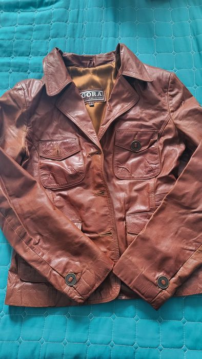 Продам кожаный пиджак