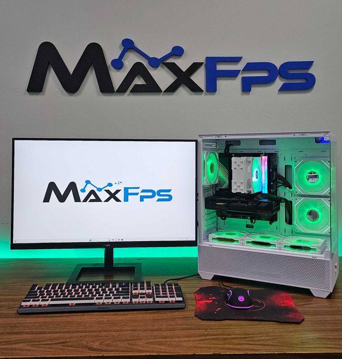 НОВО! RX9060XT 8GB, Intel i5-14600KF, 32GB RAM Геймърски компютър