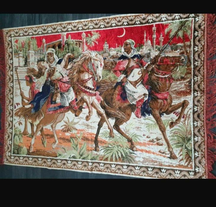 Carpete vechi originale cu Rapirea din Serai