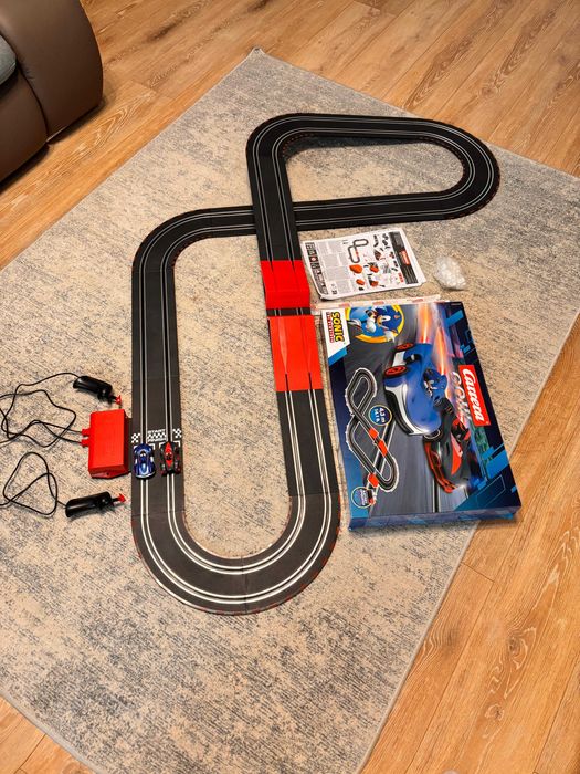 Pista de curse electrica cu 2 masinute, Carrera, Sonic the Hedgehog
