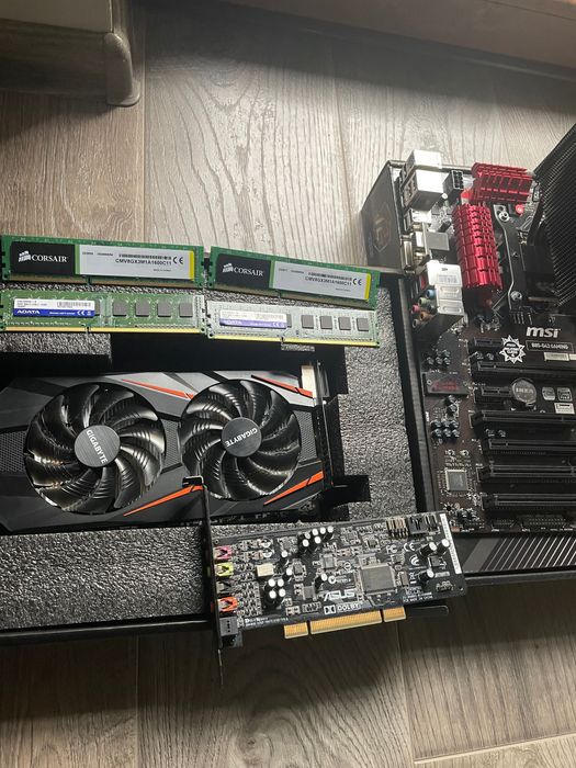 Комплект i7-4790, GTX 1060 6GB, 24GB RAM, MSI B85 Gaming, Arctic 34