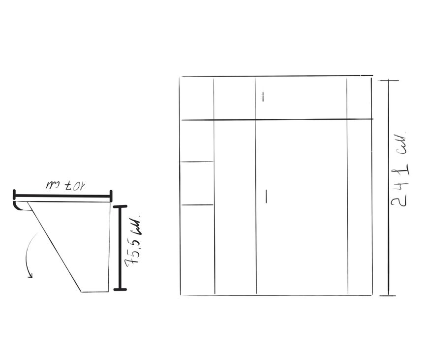 Шкаф угловой в прихожую