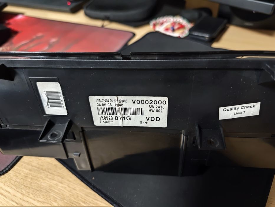 Табло VDO  VW Golf 5 1.4 TSI GT / GT Sport.