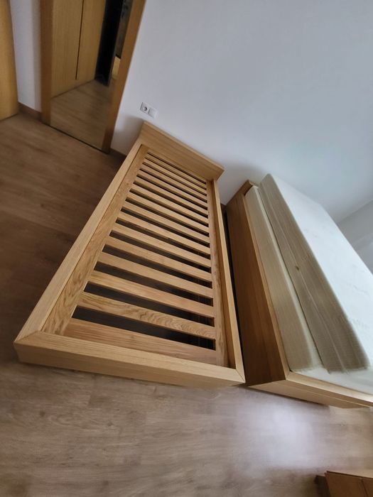 Pat single 2 bucăți 90x200