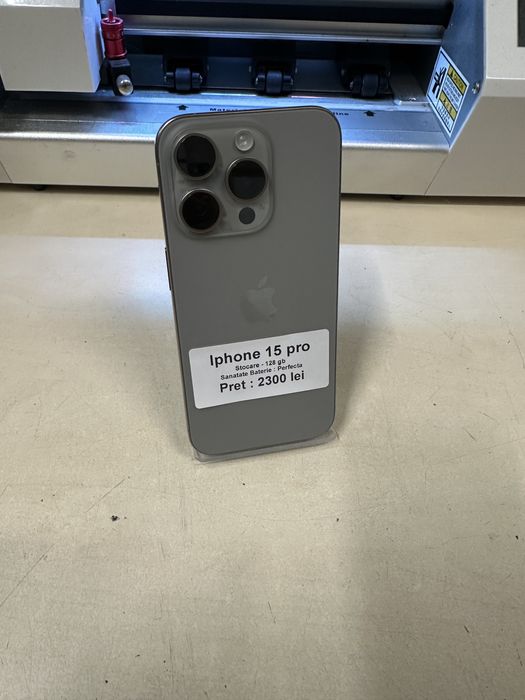 Iphone 15 pro / 128 gb / garantie / impecabil ca nou