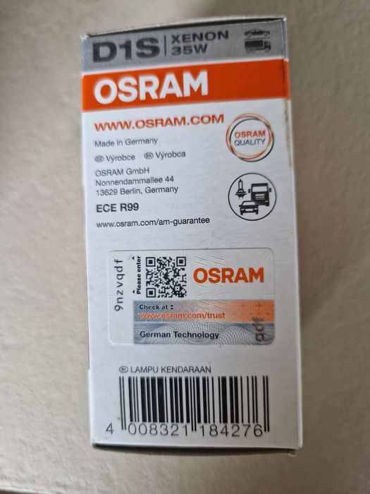 Bec Xenon OSRAM Original