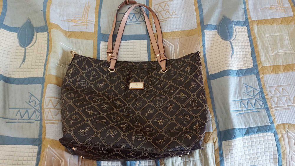 Дамска чанта Giulia Pieralli – стилна, голяма, много запазена