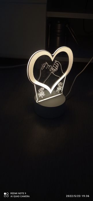 Veioza led gravata
