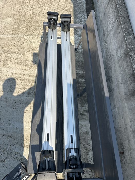 Set bare transversle Thule Evo Raised Rail Wingbar Evo