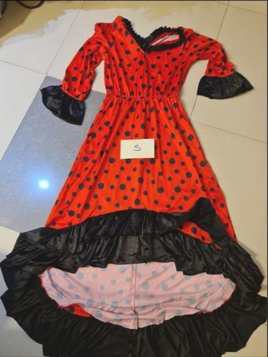 Rochie flamenco vintage carnaval S