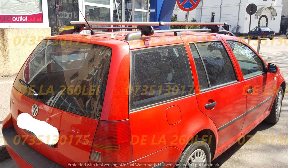 Bare portbagaj ALUMINIU VW Golf Passat Tiguan Touareg T-Roc T-Cross