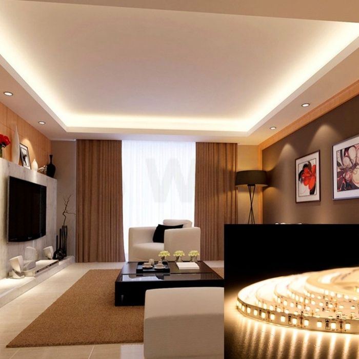 Лента светодиодная для парящего потолка. Уличная, неоновая.