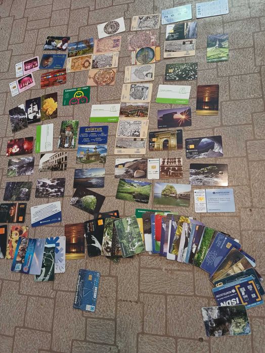 Colecție/set 100 cartele telefonice vechi anii 2000/Peste20 aniVintage