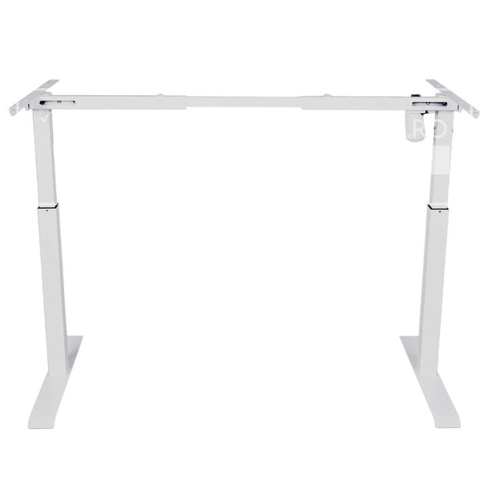 Cadru de birou reglabil pe inaltime profil PATRAT Negru/ALB