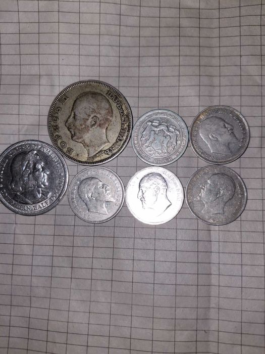 Сребро. Лот монети. 42 гр чисто Сребро.