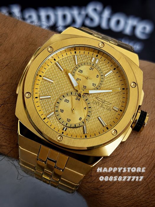 INVICTA Sea Vulture Gold 46 mm, Инвикта нов мъжки часовник