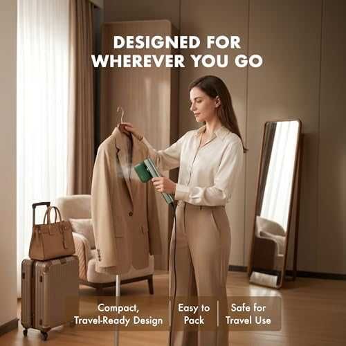 Nesugar G2 ръчен парогенератор за дрехи Green