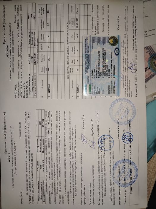 Ваз 21_06 жигули. 1988-йил. Пропан газ-рухсати бор.