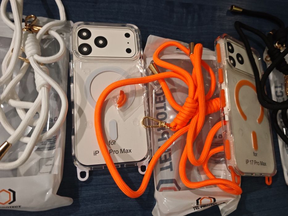 Iphone 17 Pro max Magsafe гърбове с връзки за през рамо