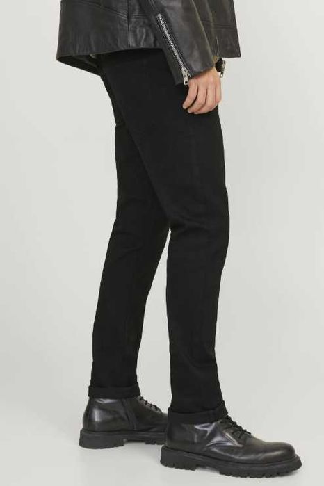 Jack & Jones Glenn - Blugi loose fit - black denim W33L34
