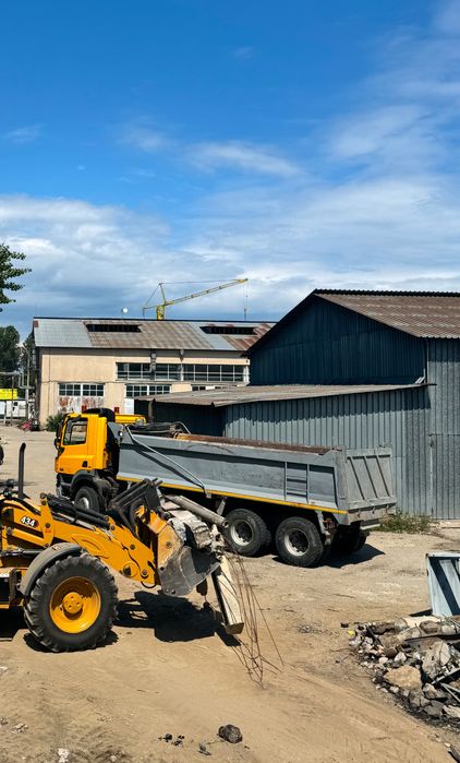 Inchiriere camion basculabil 8x4 -18m3 Nisip, Pietris,Pamant