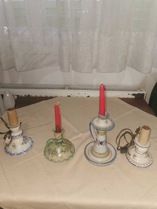 Set de veioza cu suport de lumanarii