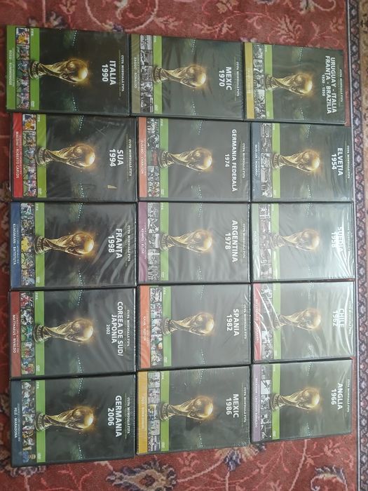 15 Dvd'uri Noi Sigilate despre Cupa Mondiala
