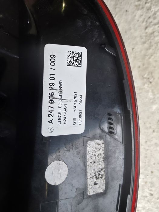 Mercedes benz GLA W247 19- 2023 LED ляв стоп