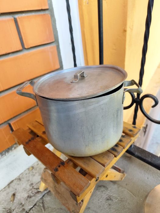 Кастрюлька алюминиевая и сковородка
