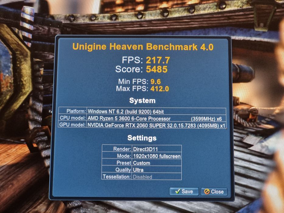 Геймърски Компютър/R5 3600/16GB RAM/SSD-512GB/RTX 2060 SUPER 8GB GDDR6