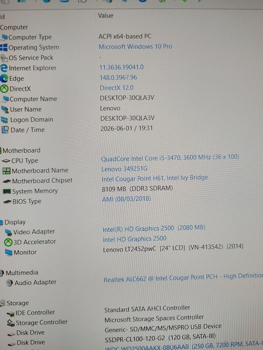 Lenovo ThinkCentre Edge 72