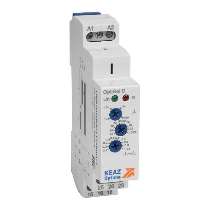 Реле времени TMR-DONS-1T-240U-2 звезда-треугольник 16А 2СО 12-230АС/DC