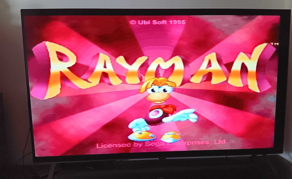 Consola Sega Saturn plus joc Rayman, Joc Retro de colectie anii 90