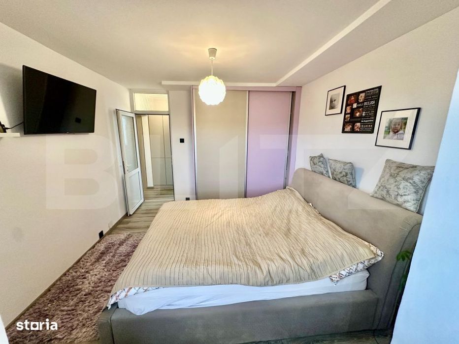 Apartament modern 3 camere recent finisat si mobilat