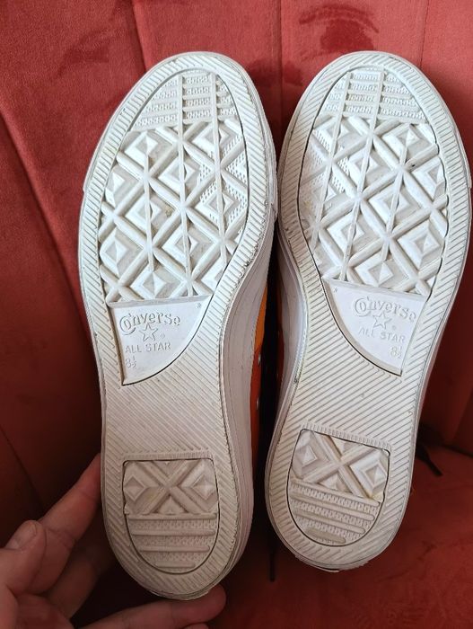 Tenesi înalți/pantofi sport Converse originali din piele veritabilă-ma