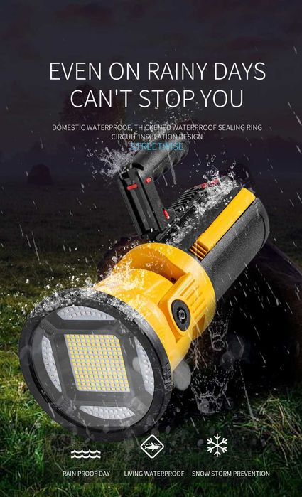 Мултифункционален фенер W5164-1 със стойка