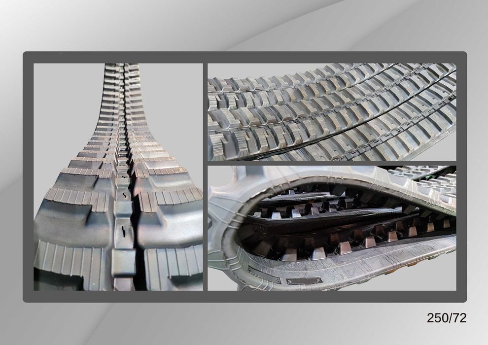 Șenilă  cauciuc  250 x 72 x 45