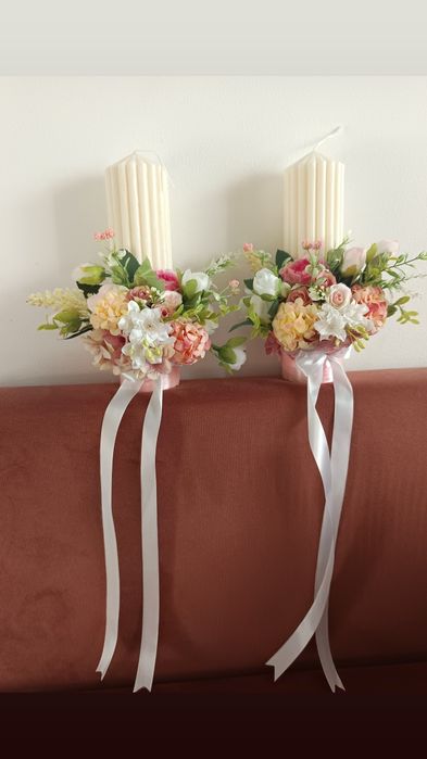 Buchete / lumanari botez sau cununie