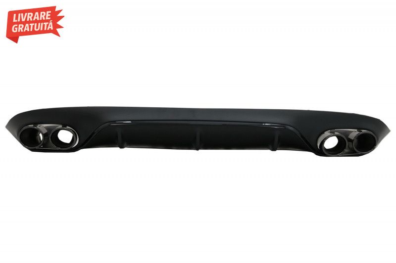 Difuzor Bara Spate si Grila Centrala Crom Cu Camera 360 Mercedes E-Cla