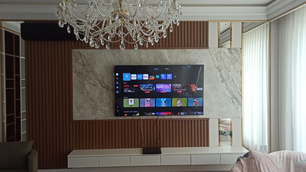 Установка и навеска телевизоров