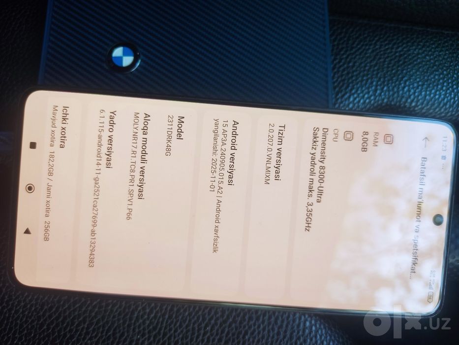 Poco x6 pro karopka dakumenti bor qoʻshimcha yoʻq